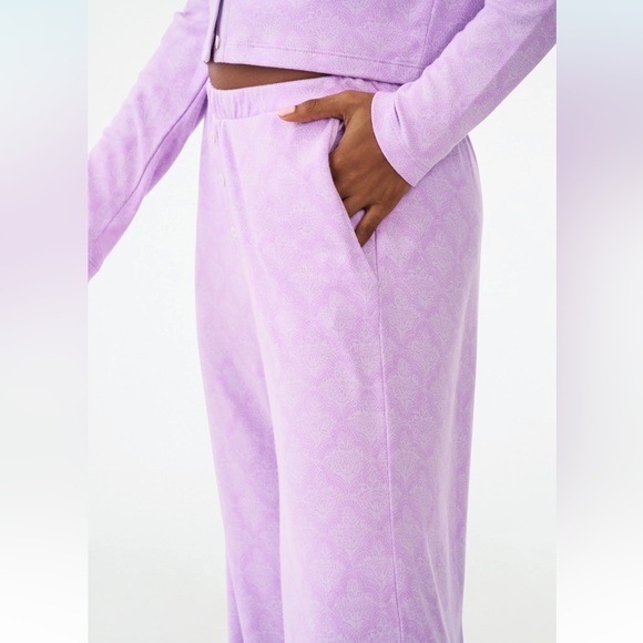 Roller Rabbit Jemina Boden Wide Leg Pant Lavender Size Small - Picture 3 of 7